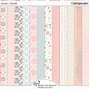Mama Papers by Wendy Page Designs  
