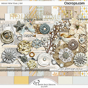 Merry New Year Kit by Wendy Page Designs