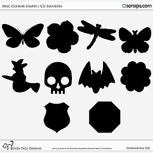 Misc Custom Shapes (CU) by Wendy Page Designs   
