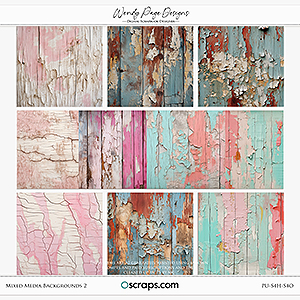 Mixed Media Backgrounds 2 by Wendy Page Designs  