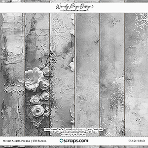 AI-Mixed Media Papers (CU) by Wendy Page Designs  