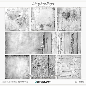 AI-Mixed Media Papers 2 (CU) by Wendy Page Designs   