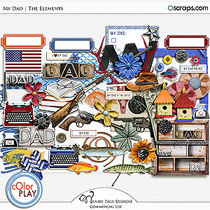 My Dad Elements by Wendy Page Designs 