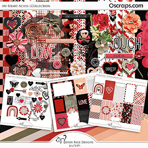 My Heart Aches Collection by Wendy Page Designs