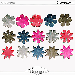 Paper Flowers 39 (CU) by Wendy Page Designs