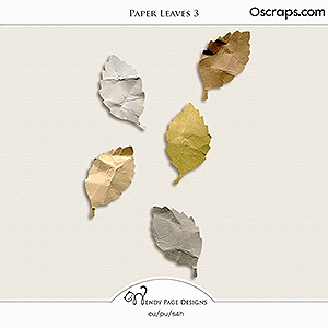 Paper Leaves 3 (CU) by Wendy Page Designs