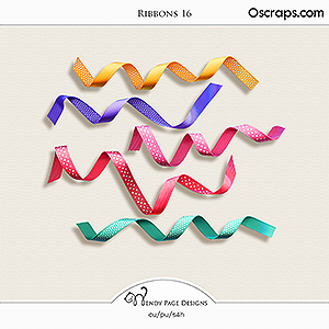 Ribbons 16 (CU) by Wendy Page Designs
