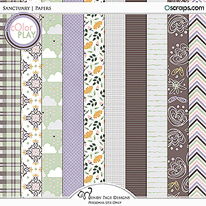 Sanctuary Papers by Wendy Page Designs 