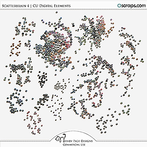 Scatterbrain 4 (CU) by Wendy Page Designs 