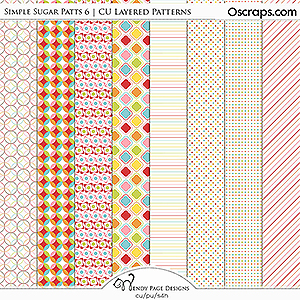 Simple Sugar Patts 6 (CU) by Wendy Page Designs