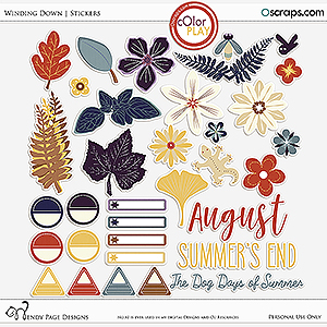 Winding Down Stickers by Wendy Page Designs  