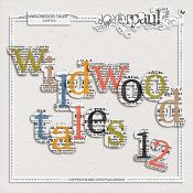 Wildwood Tales | Alphas + Numbers Joyce Paul Designs