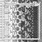 Simply Black & White – Papers [Patterned] by Joyce Paul