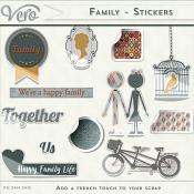 Family Stickers by Vero