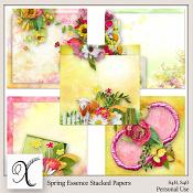 Spring Essence Stacked Papers