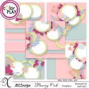 Flowery Pink Templates