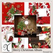 Digital Scrapbook Pack  Merry Christmas Kit by Xuxper Designs
