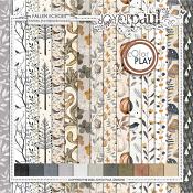 Fallen Echoes - Papers [Patterned+Solid] by Joyce Paul Designs