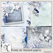 Frosty Air Stacked Papers