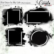 For Once In My Life-Photomask