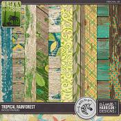 Tropical Rainforest Wood Papers by Aimee Harrison & Cindy Ritter