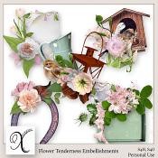 Flower Tenderness Embellishments