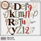 Holly & Ivy Alphabet Sets by Aimee Harrison