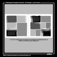 FotoInspired Template Pack No 2A Sampler