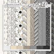 Whispers of Winter | Papers [Patterned+Solid] by Joyce Paul Designs