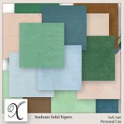 Seafoam Solid Papers