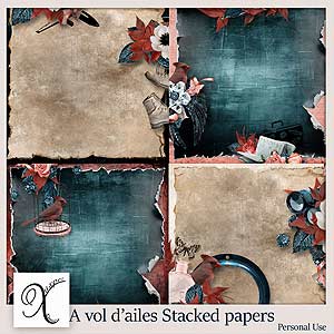 A Vol d'Ailes Stacked Papers