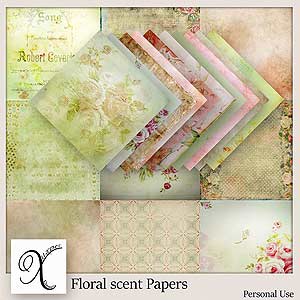 Floral Scent Papers