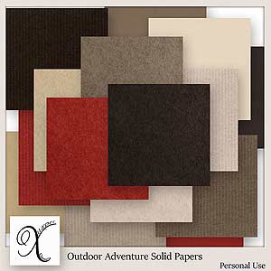 Outdoor Adventure Solid Papers