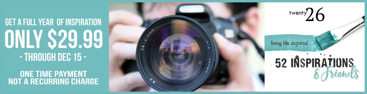 Digital Scrapbooking subscription 52 Inspirations 2026