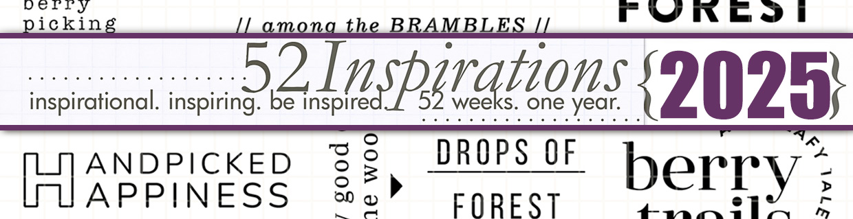 52 Inspirations 2025 No 24 Berry Trail Digital stamps by Mediterranka