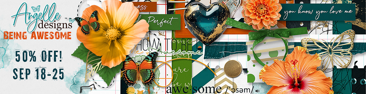 Digital Scrapbook Kit by Angelle Designs