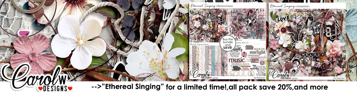 Digital Scrapbook Kit by CarolW Designs