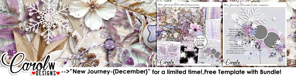 Digital Scrapbook Kit by CarolW Designs