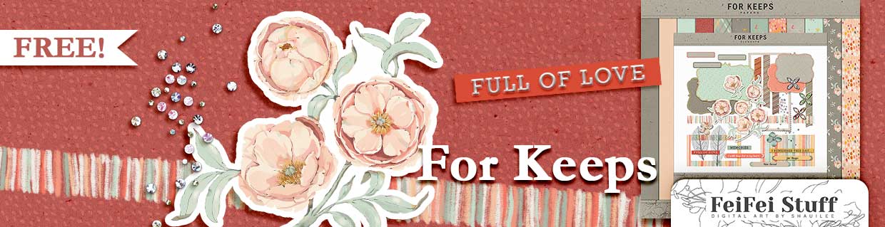 Digital Scrapbook Kit by FeiFei Stuff
