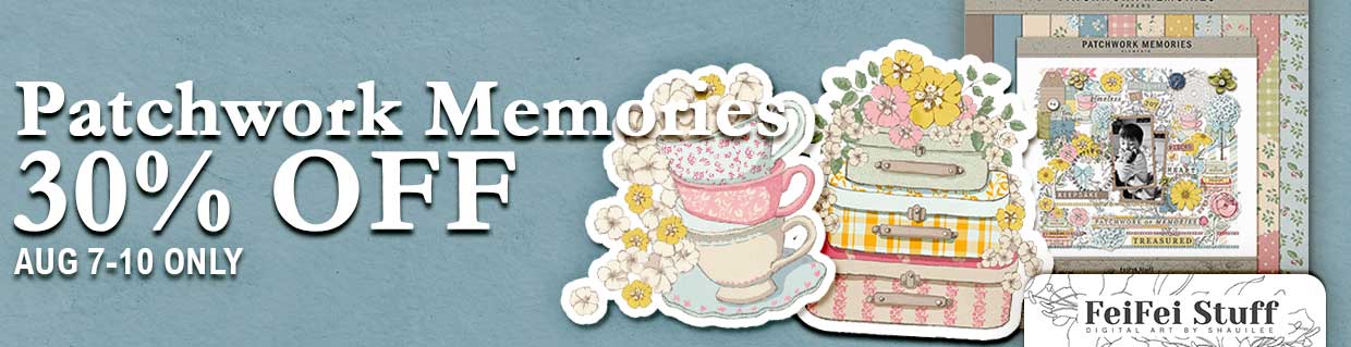Digital Scrapbook Kit by FeiFei Stuff