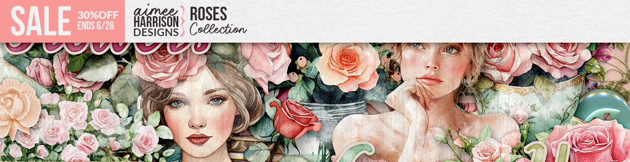 Digital Scrapbook Kit by Aimee Harrison Designs