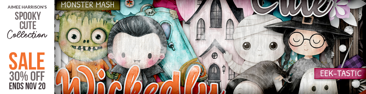 Digital Scrapbook Kit by Aimee Harrison Designs