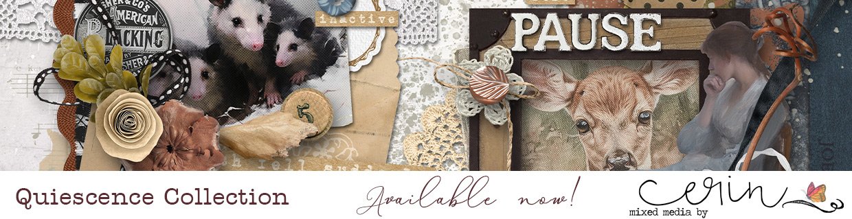 Digital Scrapbook Kit by Mixed Media by Erin