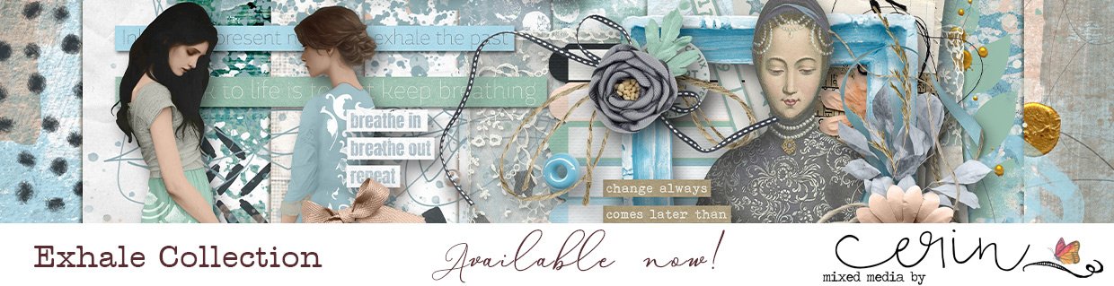 Digital Scrapbook Kit by Mixed Media by Erin